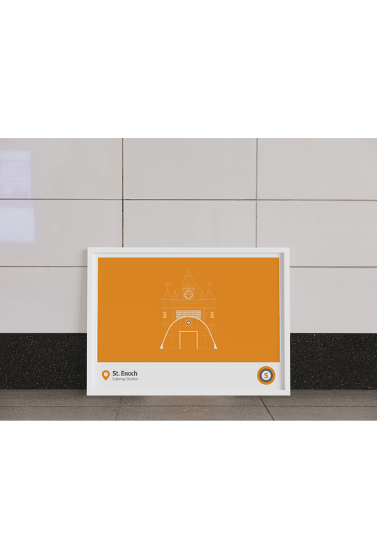 Glasgow Subway Prints