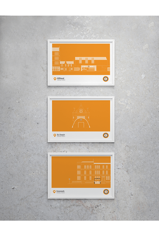 Glasgow Subway Prints